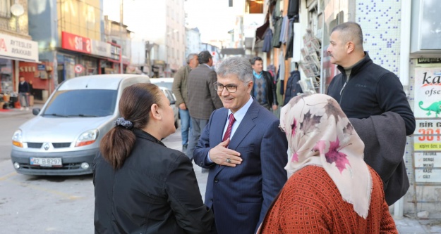 Vali Çelik'ten Esnaf ziyareti