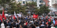 Niğde'de terör örgütü PKK ile İsrail protesto edildi